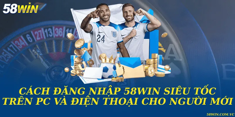 Cách đăng nhập 58WIN siêu tốc trên PC và điện thoại cho người mới