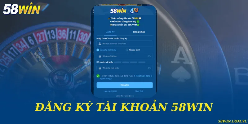 Tạo tài khoản nhanh chóng chỉ vài bước với thông tin cơ bản