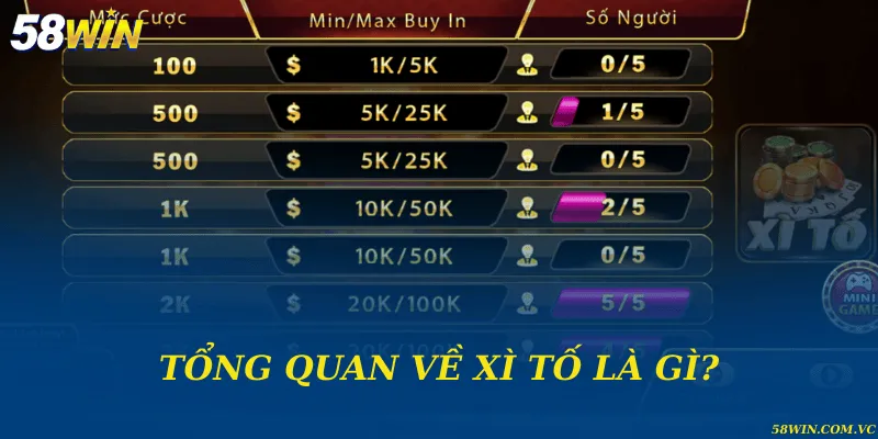 Tổng quan về xì tố là gì?